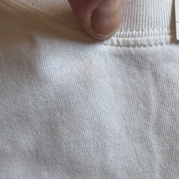 Madewell Cotton Relaxed Oversized Tee • size medium • NS162 • NWT • eyelet white - Picture 10 of 13